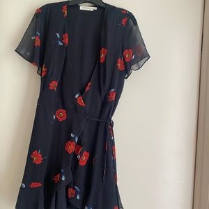 All in Favor floral flowy dress size L